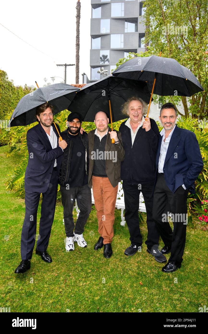 LOS ANGELES 20230310Swedish director Ruben Östlund and actors Arvin