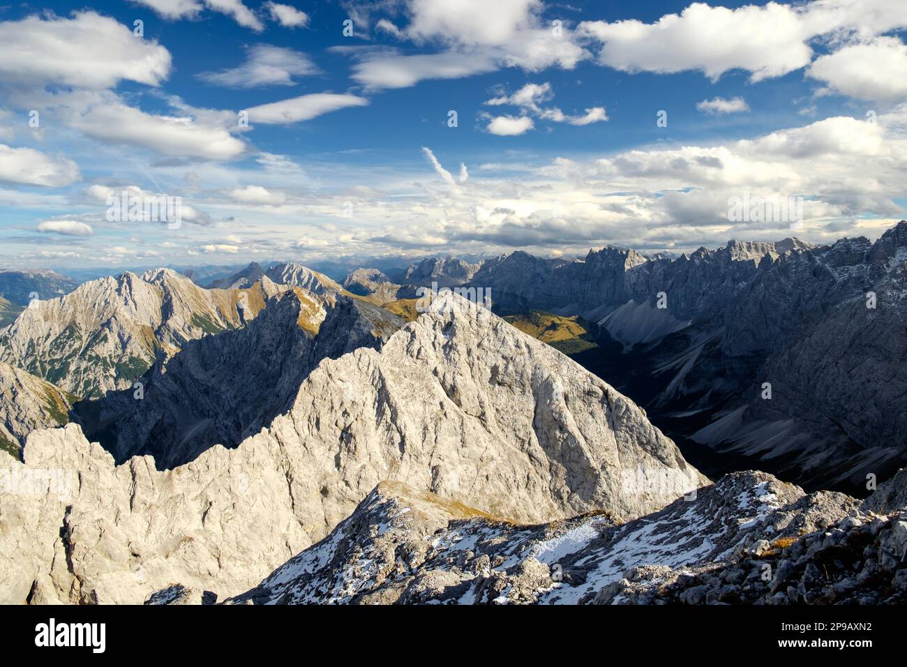 Karwendel-Panorama Stock Photo