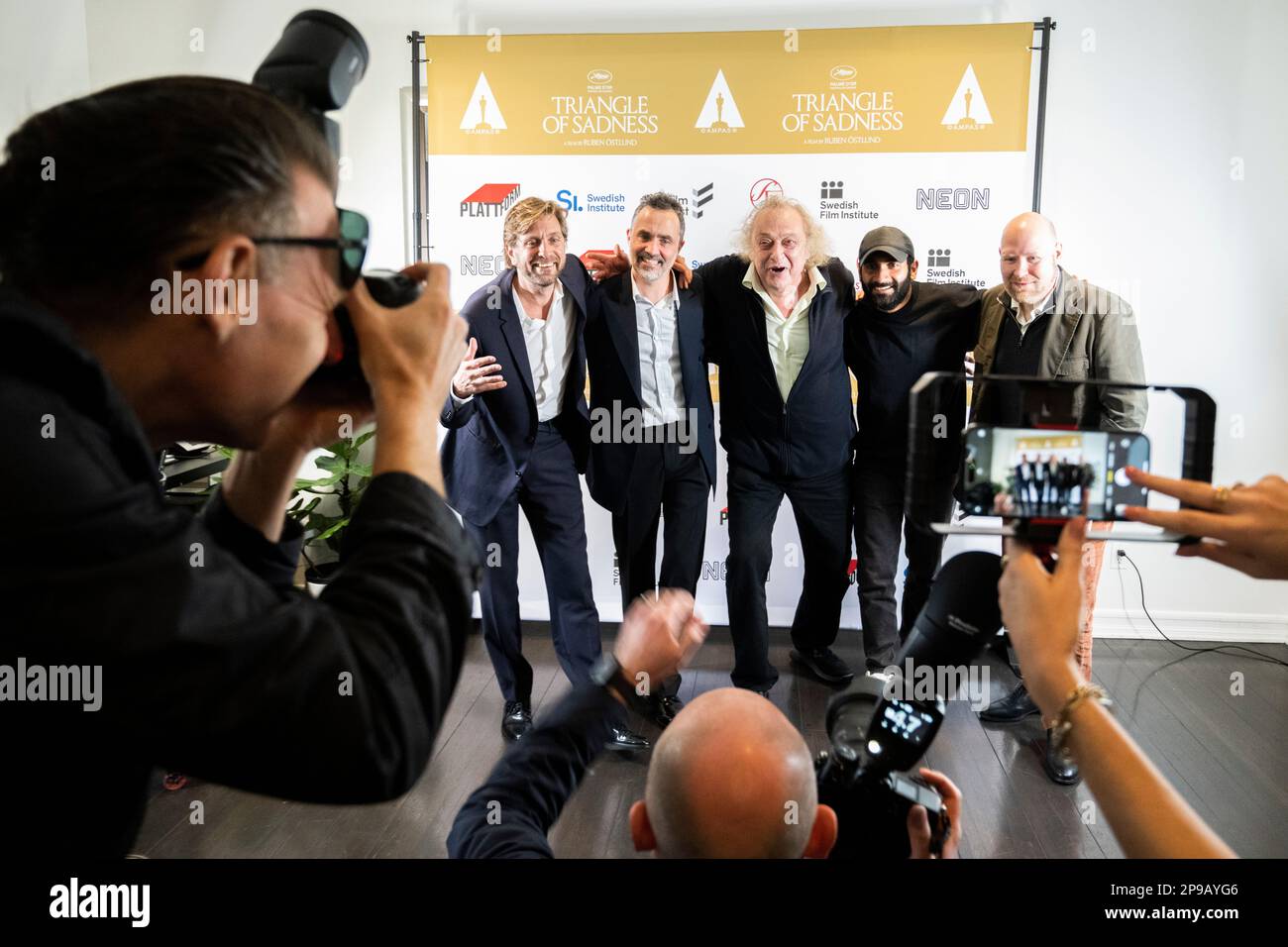 LOS ANGELES 20230310Swedish director Ruben Östlund and producer Erik