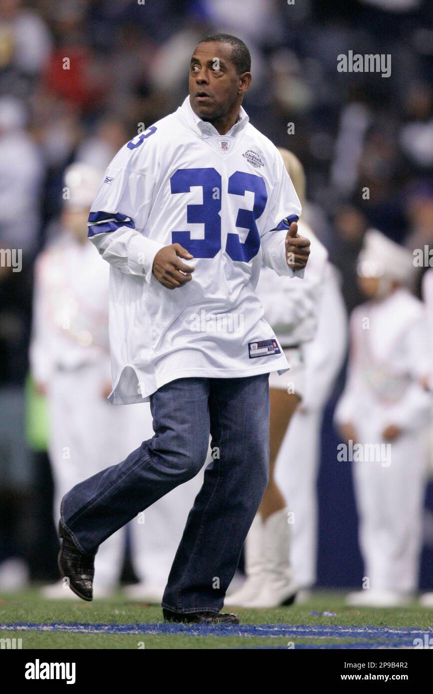 Running back Tony Dorsett #33 of the Dallas Cowboys runs down field.Circa  the 1980's. (Icon Sportswire via AP Images Stock Photo - Alamy