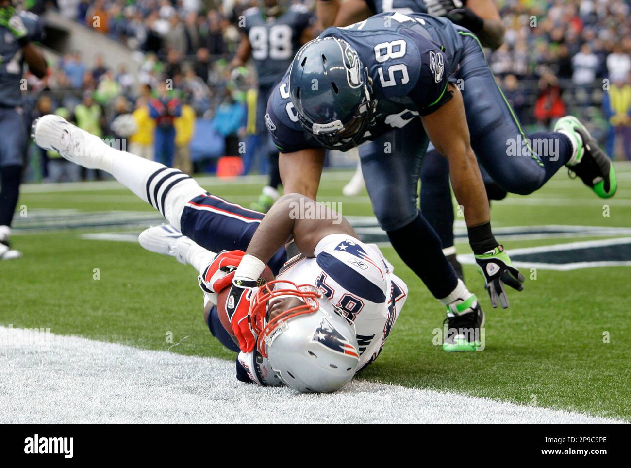 Half seahawks outlet half patriots jersey