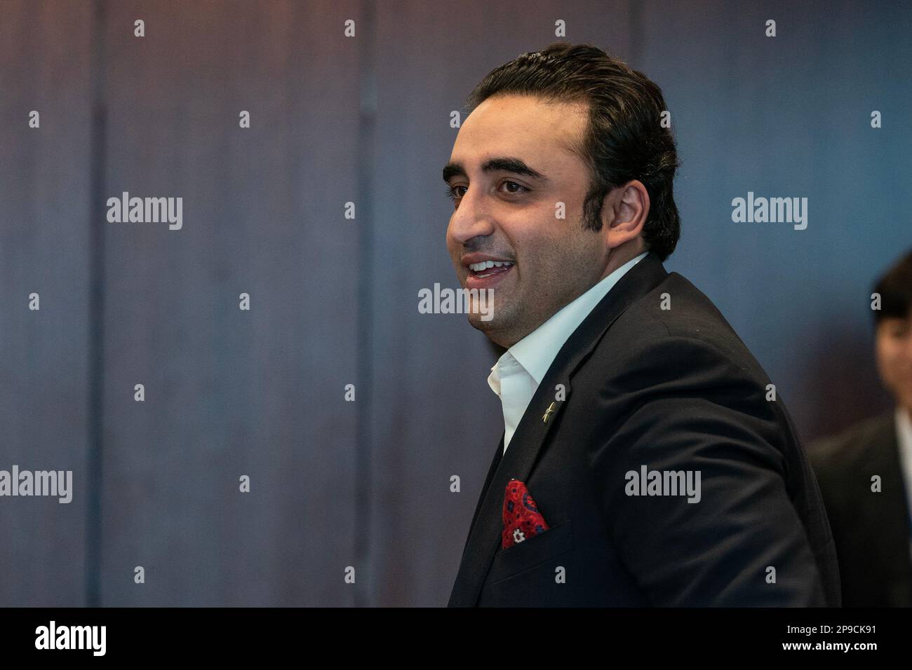 New York, United States. 11th Mar, 2023. UN Secretary-General Antonio Guterres meets with Minister for Foreign Affairs of the Islamic Republic of Pakistan Bilawal Bhutto Zardari at UN Headquarters. (Photo by Lev Radin/Pacific Press) Credit: Pacific Press Media Production Corp./Alamy Live News Stock Photo