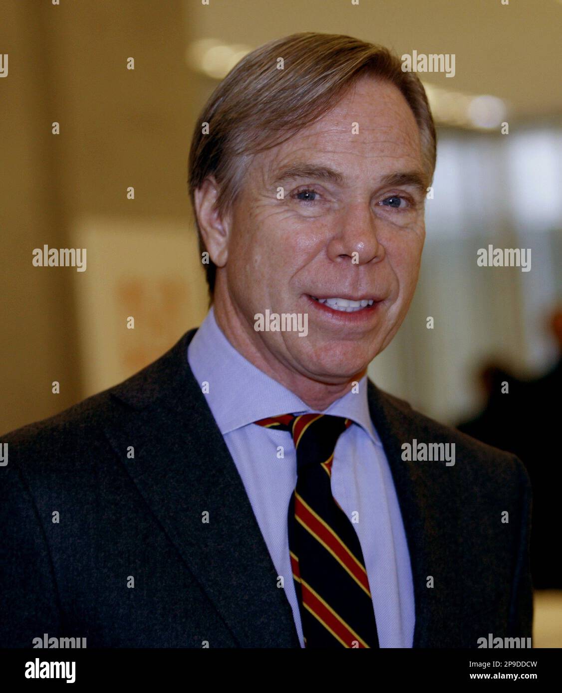 Fashion designer Tommy Hilfinger , fouder of Tommy Hilfinger group ...