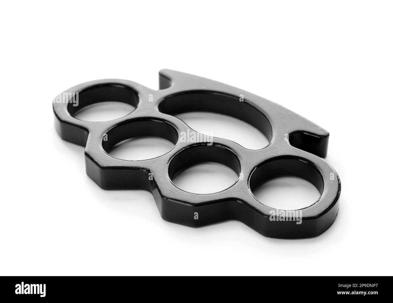 new-black-brass-knuckles-isolated-on-white-stock-photo-alamy