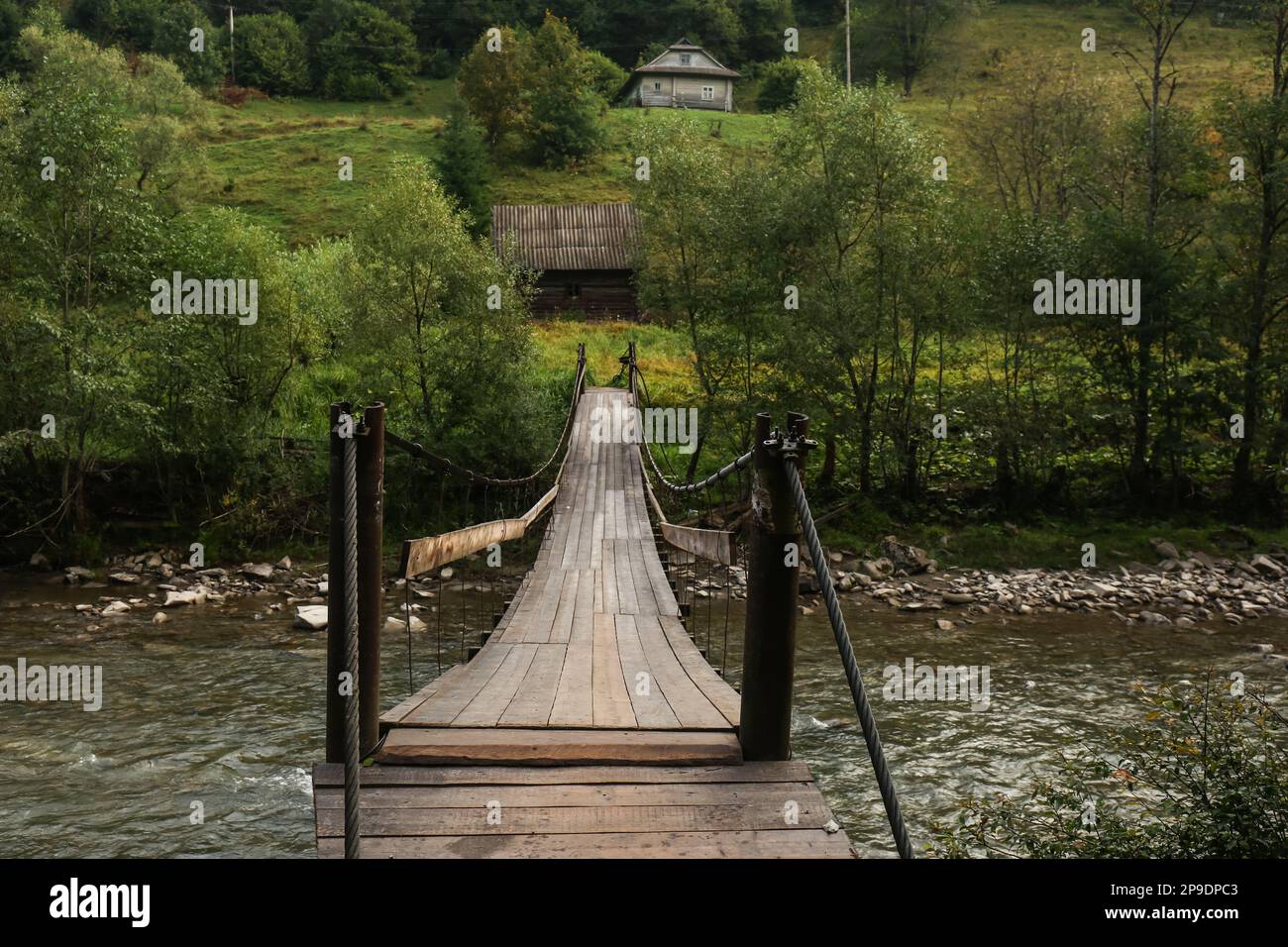 Amazing wooden bridge over hi-res stock photography and images - Alamy