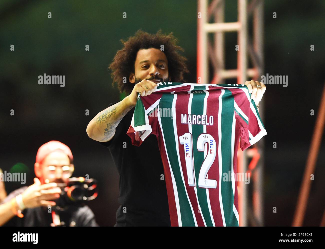 Presentation of Marcelo as new player of Fluminense, Rio De Janeiro ...