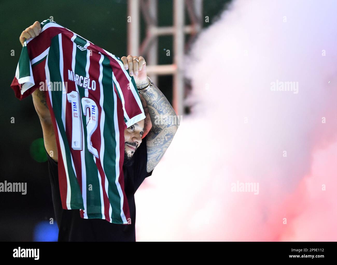 Presentation of Marcelo as new player of Fluminense, Rio De Janeiro ...