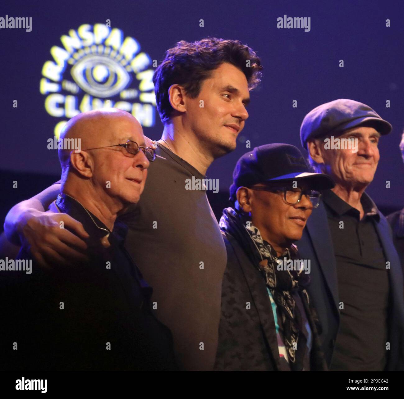 March 9, 2023, New York City, New York, USA: Musicians PAUL SHAFFER ...