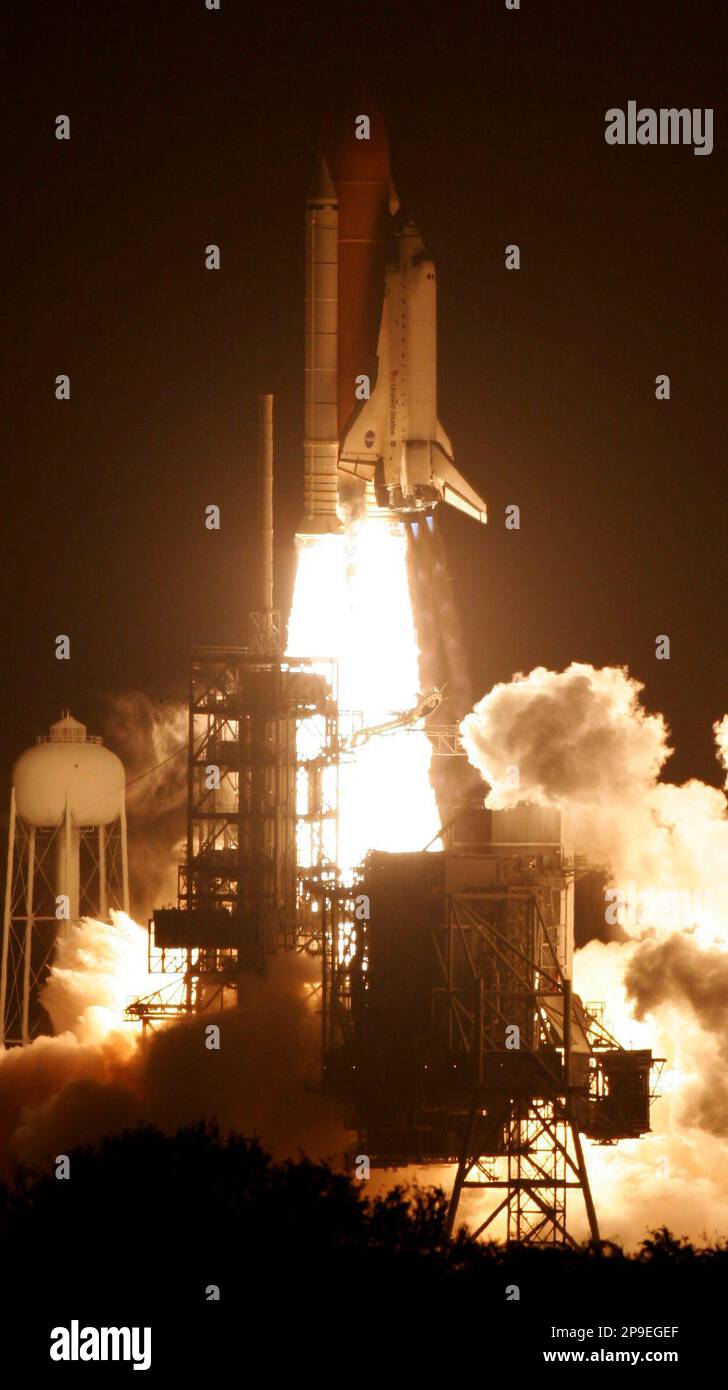 Space shuttle Endeavour lifts-off from pad 39A at the Kennedy Space ...