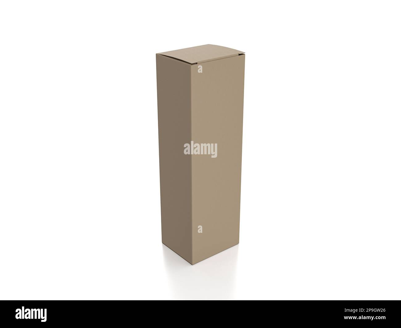 Packaging box on a white background. 3d illustration Stock Photo - Alamy