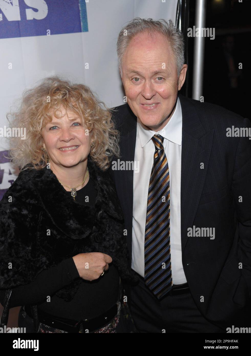 Actor John Lithgow and wife Mary Yeager attend the opening night after