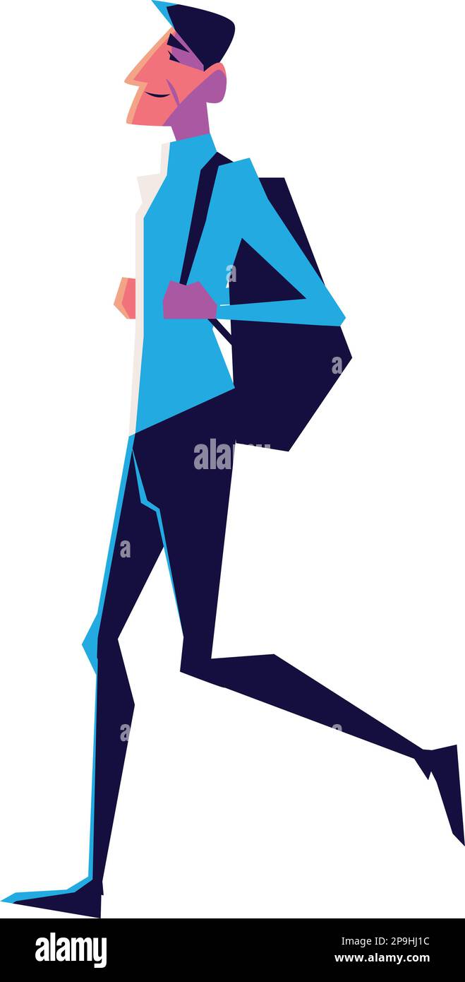tourist with backpack Stock Vector Image & Art - Alamy