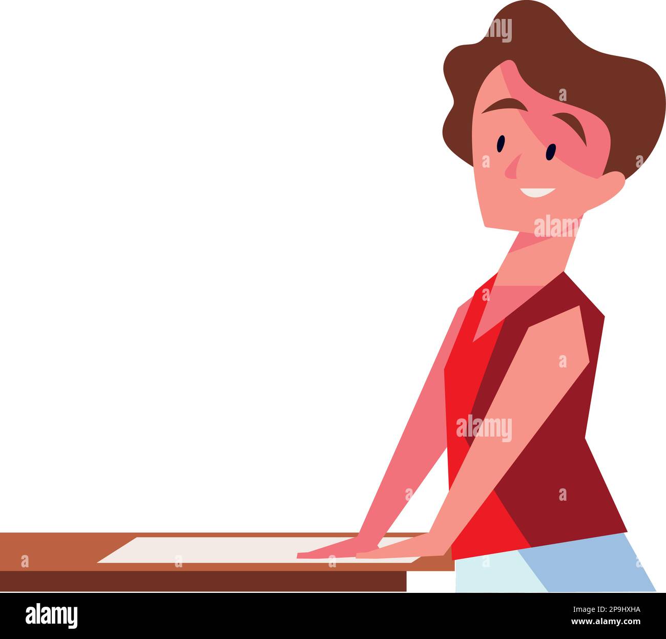 student girl character Stock Vector Image & Art - Alamy