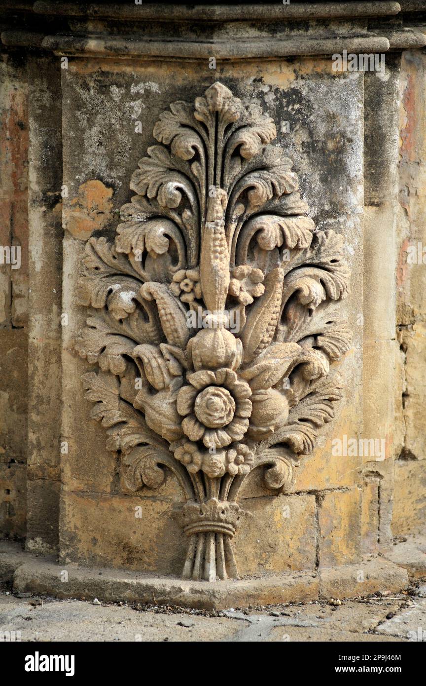 Decoration on the wall of Mahabat Maqbara at Junagadh state Gujarat India Stock Photo Alamy