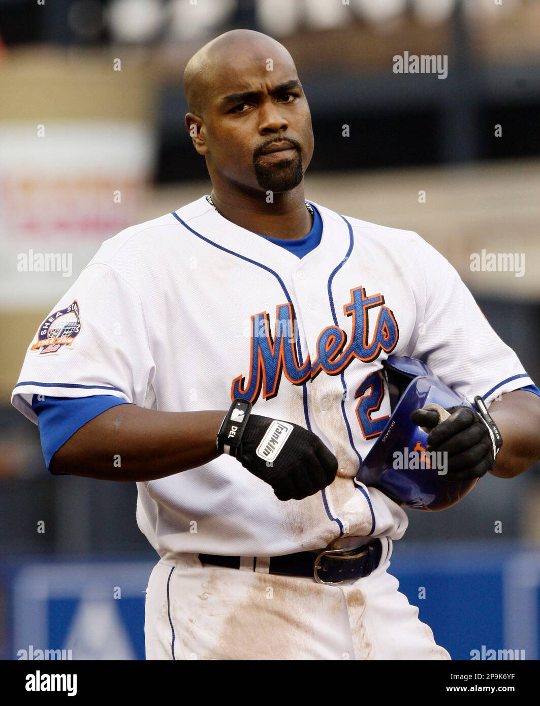 The New York Mets' Carlos Delgado is shown during a game against the  Washinton Nationals at RFK Stadium in Washington, DC, on Thursday, April  13, 2006. (Photo by George Bridges/KRT Stock Photo 