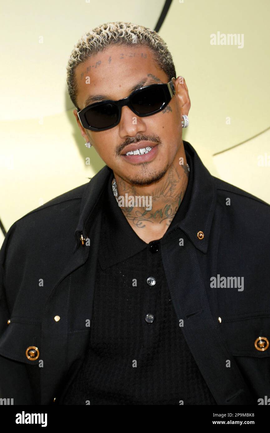 LOS ANGELES - MAR 9: Alexander Edwards at the Versace FW23 Show at the ...