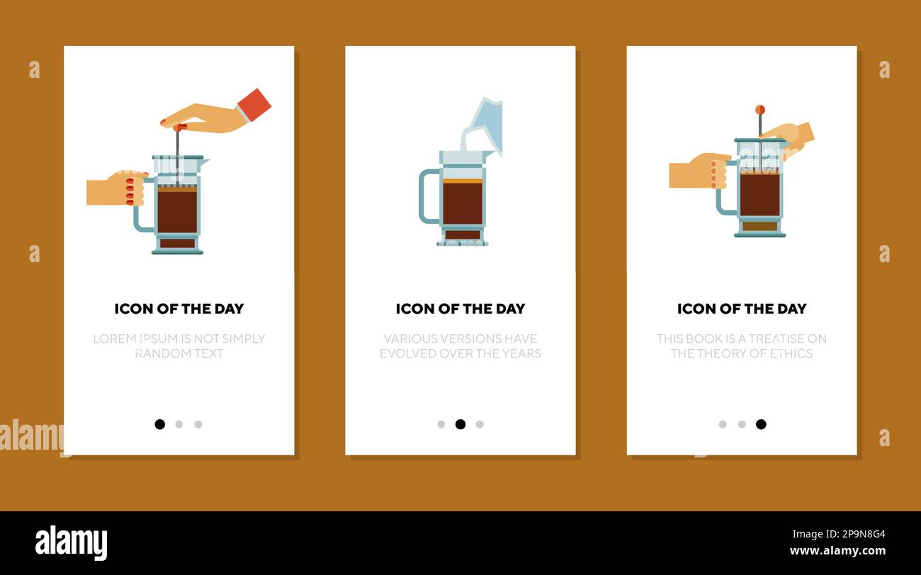 Bean process coffee Stock Vector Images - Alamy