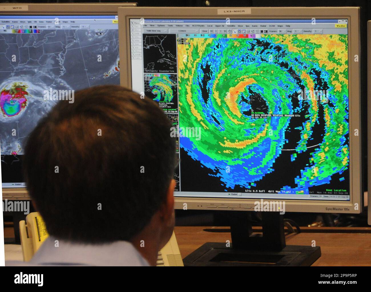 At the National Hurricane Center in Miami, Chris Landsea, the center's