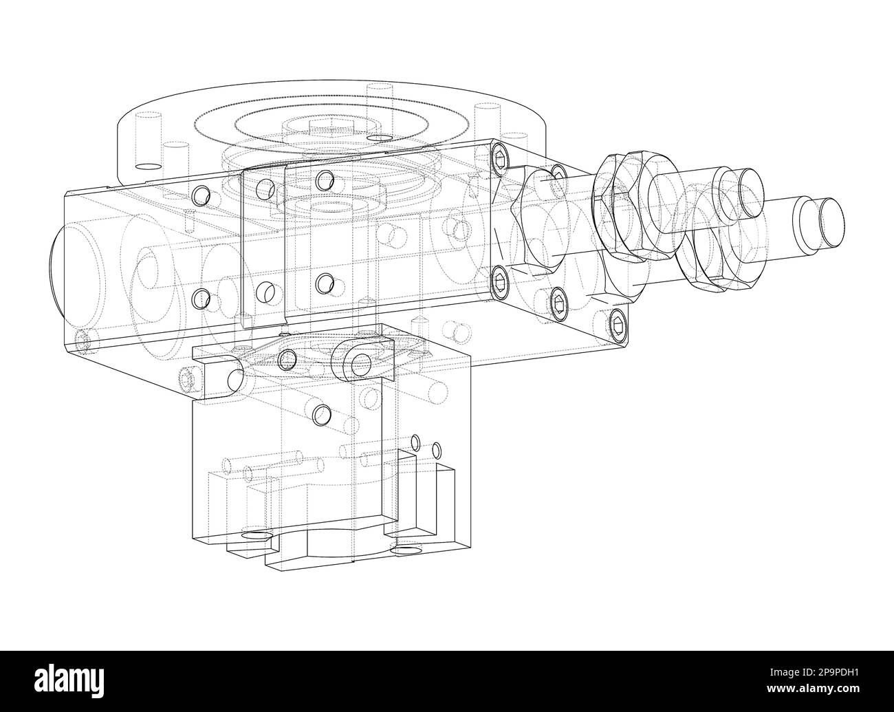 Abstract industry object concept Stock Photo - Alamy
