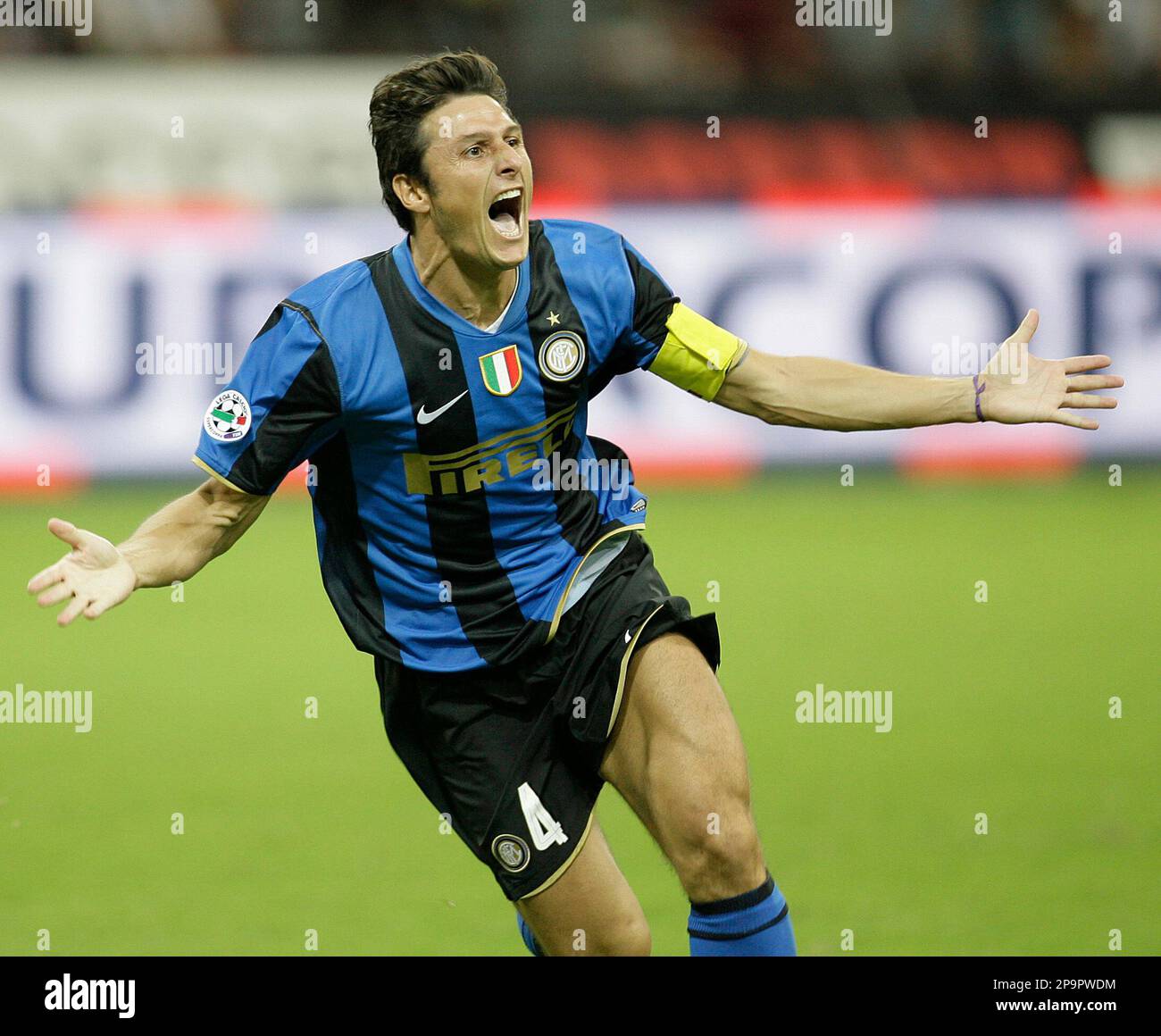 Javier Zanetti, Inter Milan Stock Photo - Alamy