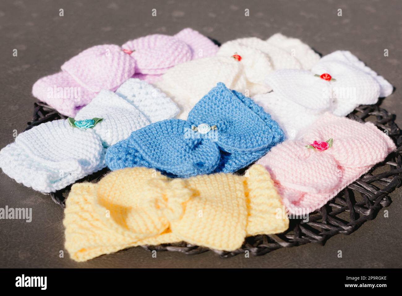 Clothing made by knitted wool Stock Photo Alamy