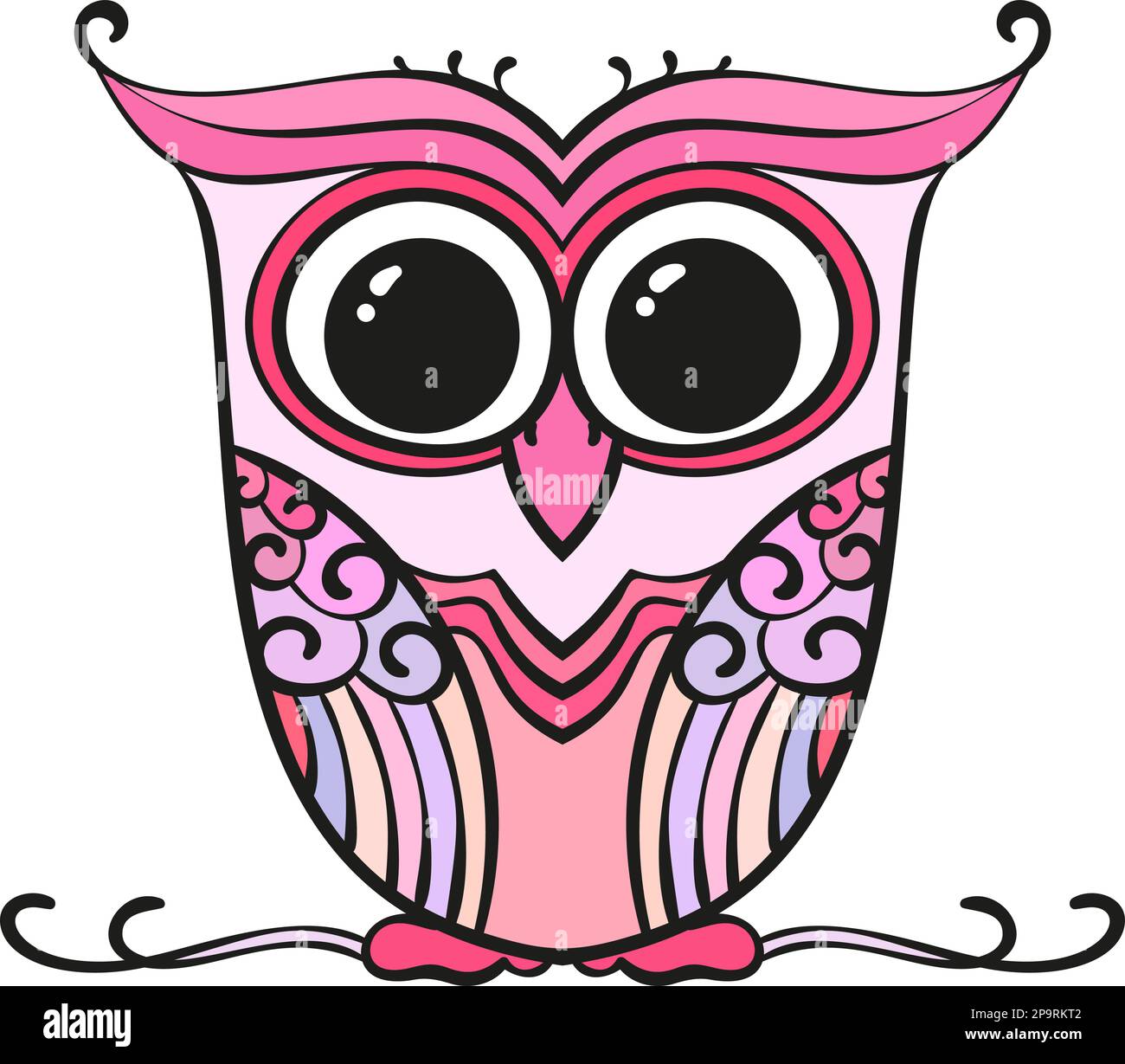 Owl Ornamental Pattern Print Men Women Leather Boots