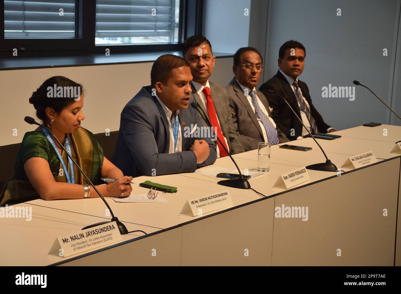 Berlin, Germany March 8, 2023 Sri Lanka press conference during The