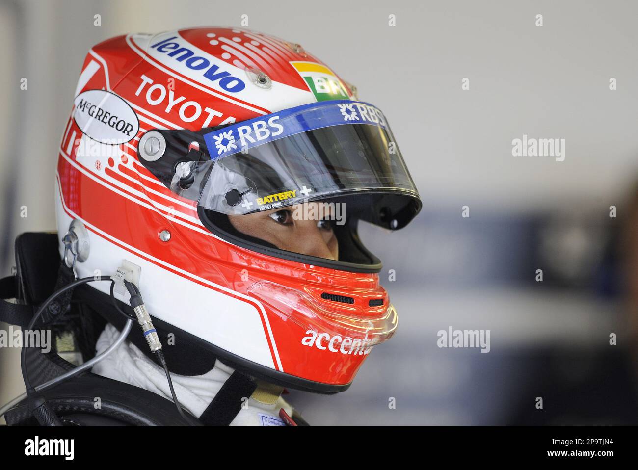 Williams Formula One driver Kazuki Nakajima of Japan looks