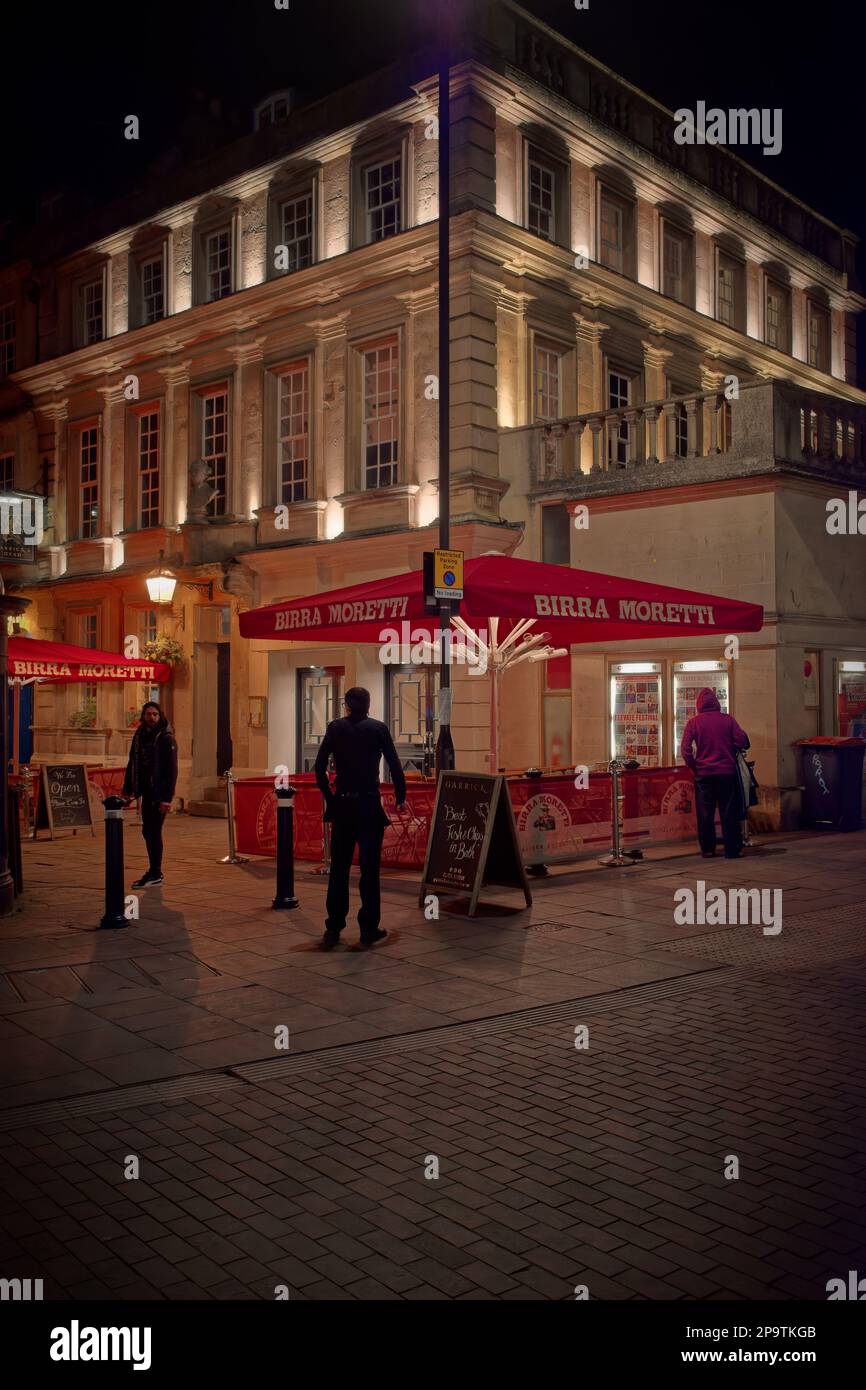 Bath at night Stock Photo Alamy