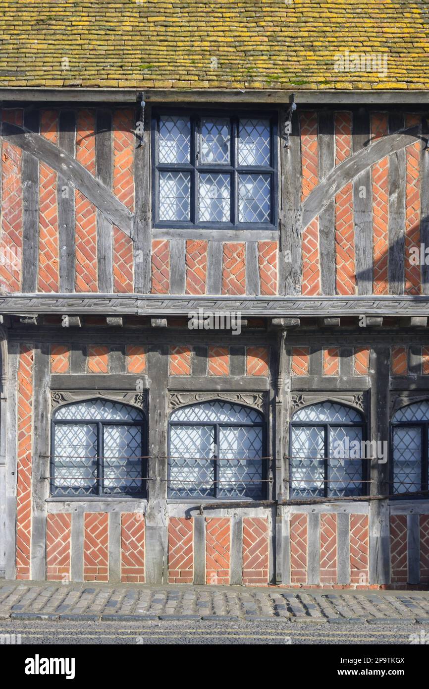 Detai of Moot Hall Aldeburgh Suffolk England UK Stock Photo