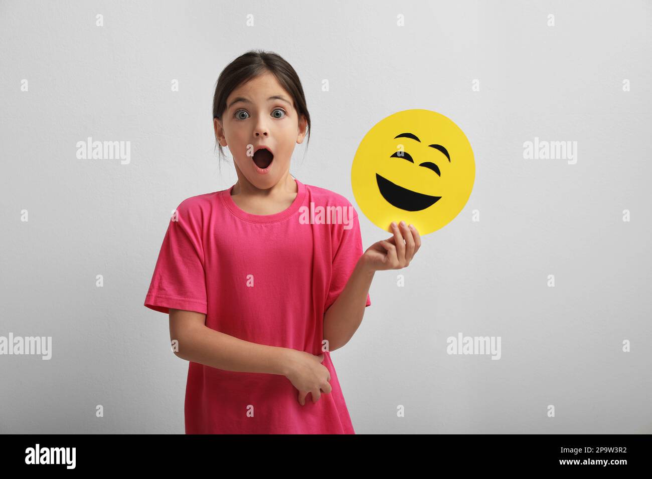 Emojis are Shocked, Tense, Scared, Amazed - a Yellow Face with an  Expression of Fear and Surprise Stock Vector - Illustration of laugh,  background: 186439907