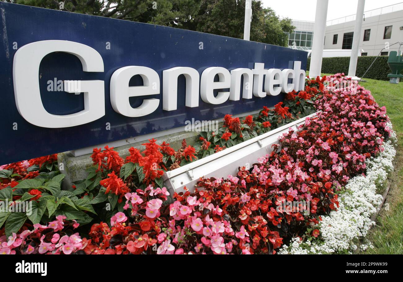**FILE** In this July 10, 2006 file photo, the Genentech Inc ...