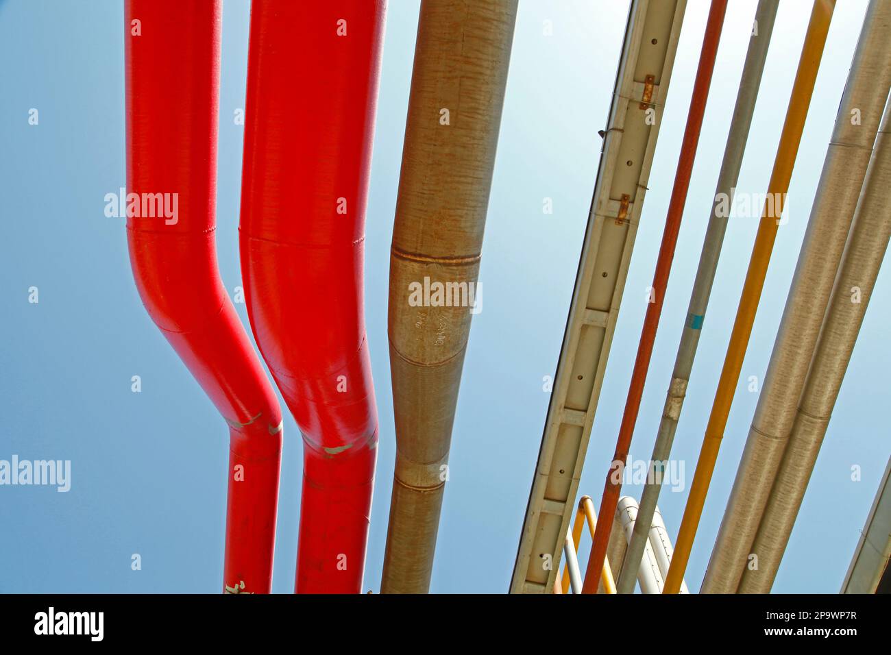 Pipeline of oil fields Stock Photo Alamy
