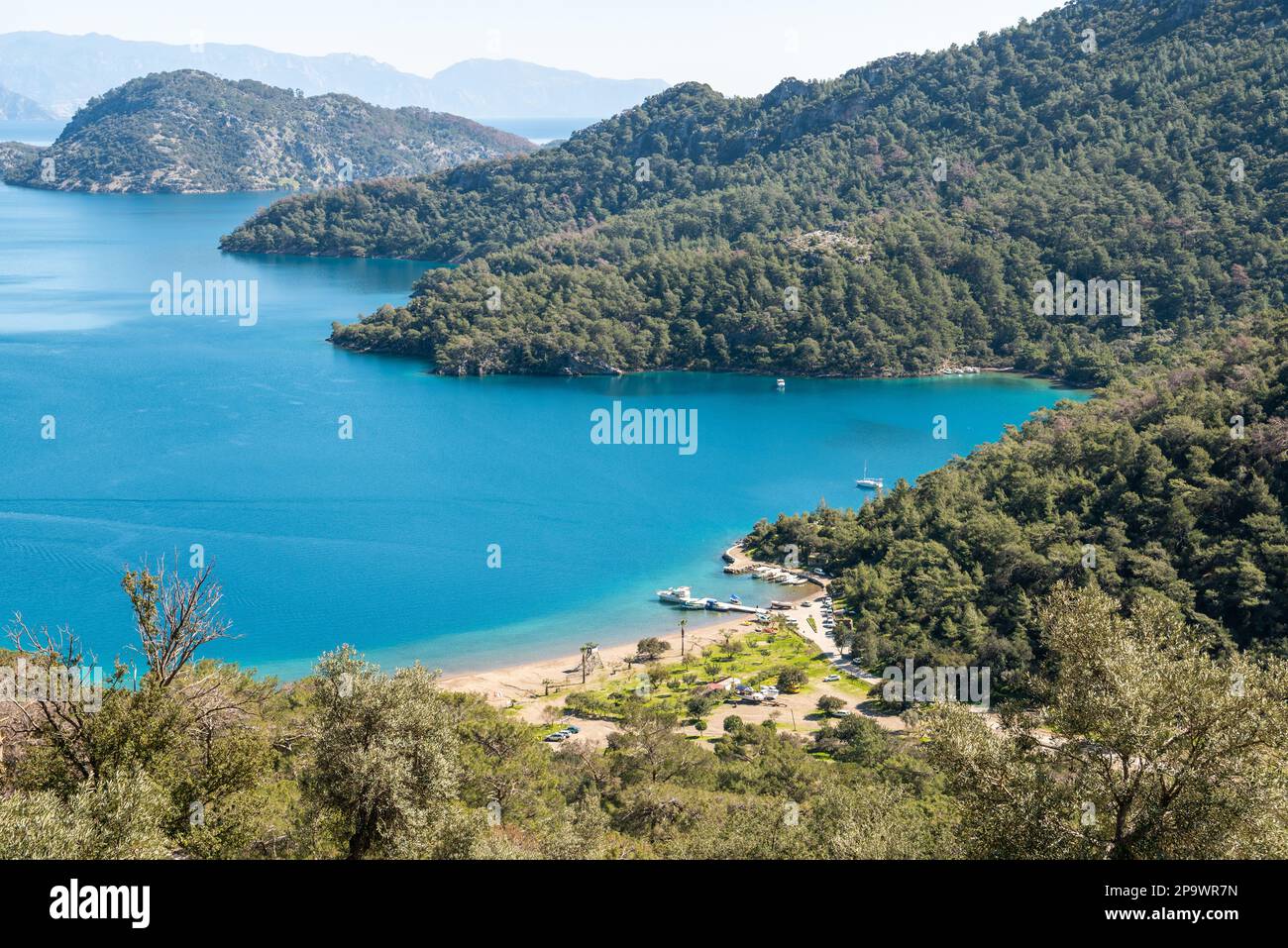 Sarsala Bay near Dalaman town in Mugla province of Turkey Stock Photo ...