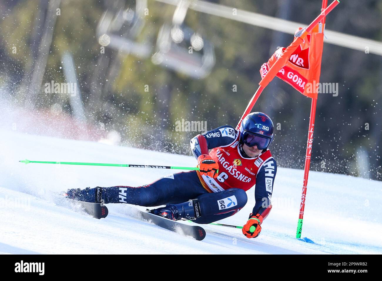 Kranjska Gora, Slovenia. 11th Mar, 2023. KRISTOFFERSEN Henrik (NOR) during 2023 Audi FIS Ski
