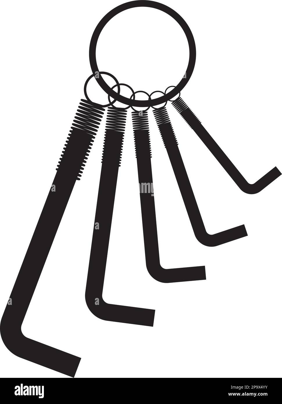 Allen keys icon vector illustration symbol design Stock Vector Image