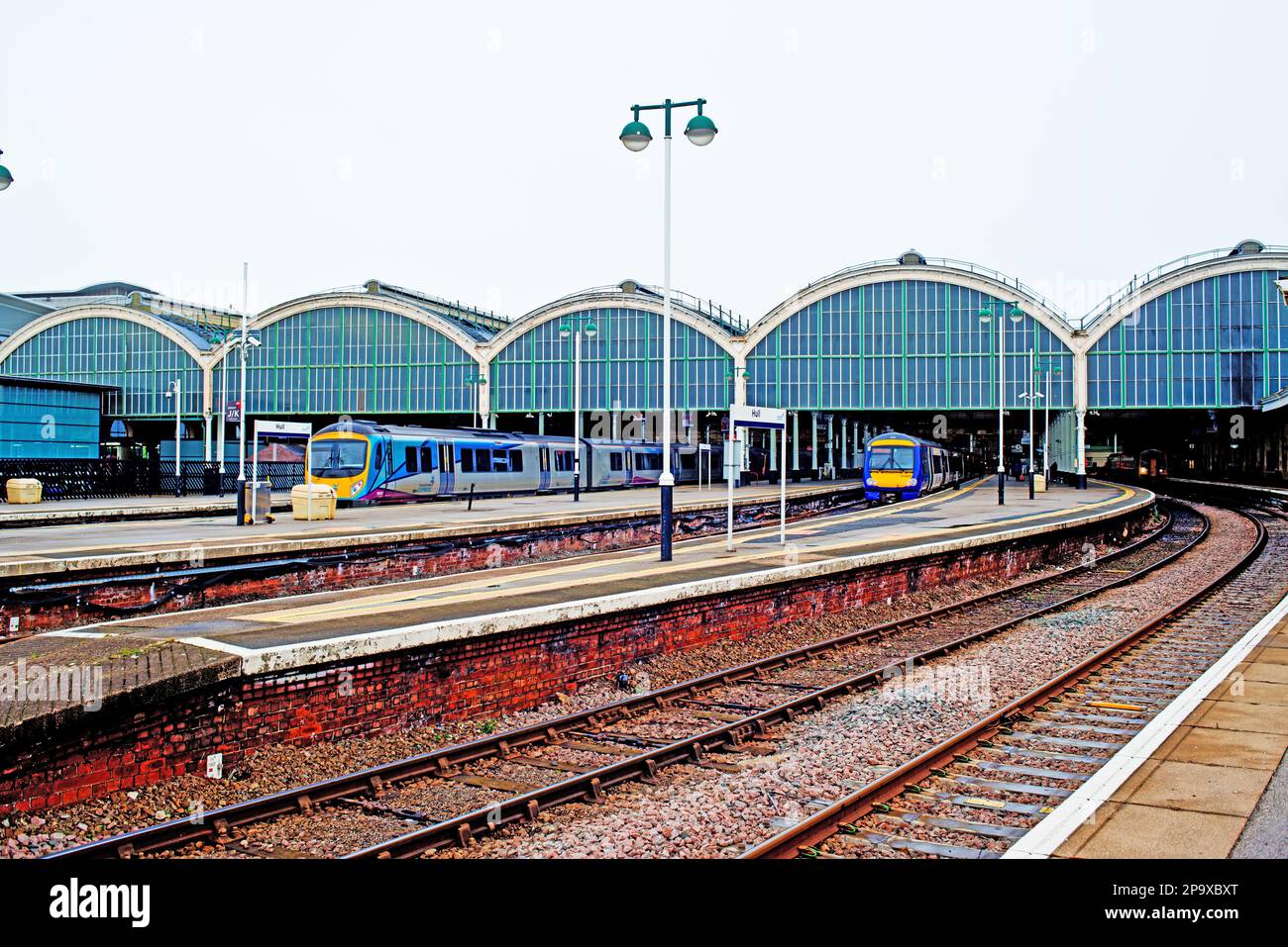 Hull paragon Railway Station, Hull, Humberside, England Stock Photo