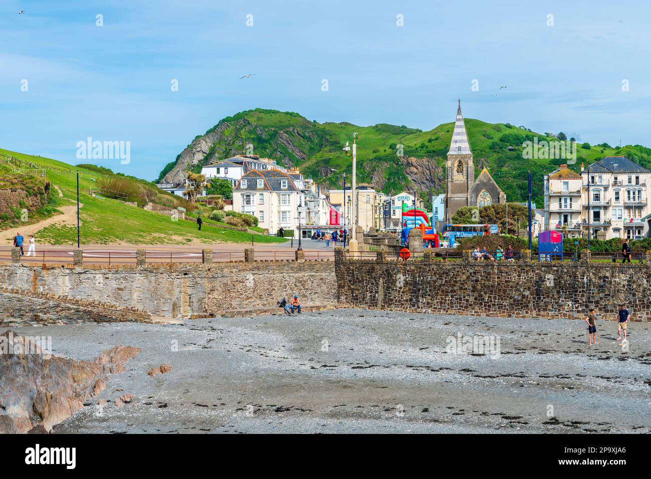 Capstone Inuk Wildersmouth Beach and Capstone Beach, Ilfracombe, Devon, England ...