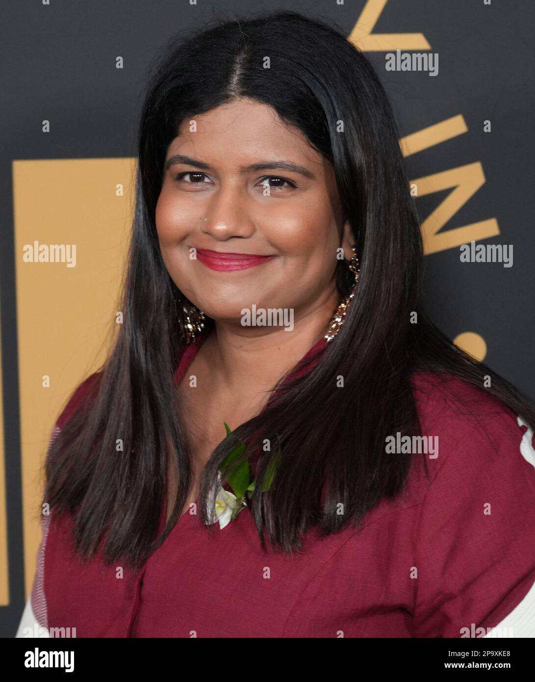 Los Angeles, USA. 10th Mar, 2023. Kartiki Gonsalves arrives at the 16th Annual WIF Oscar Party held at NeueHouse Hollywood in Los Angeles, CA on Friday, ?March 10, 2023. (Photo By Sthanlee B. Mirador/Sipa USA) Credit: Sipa USA/Alamy Live News Stock Photo