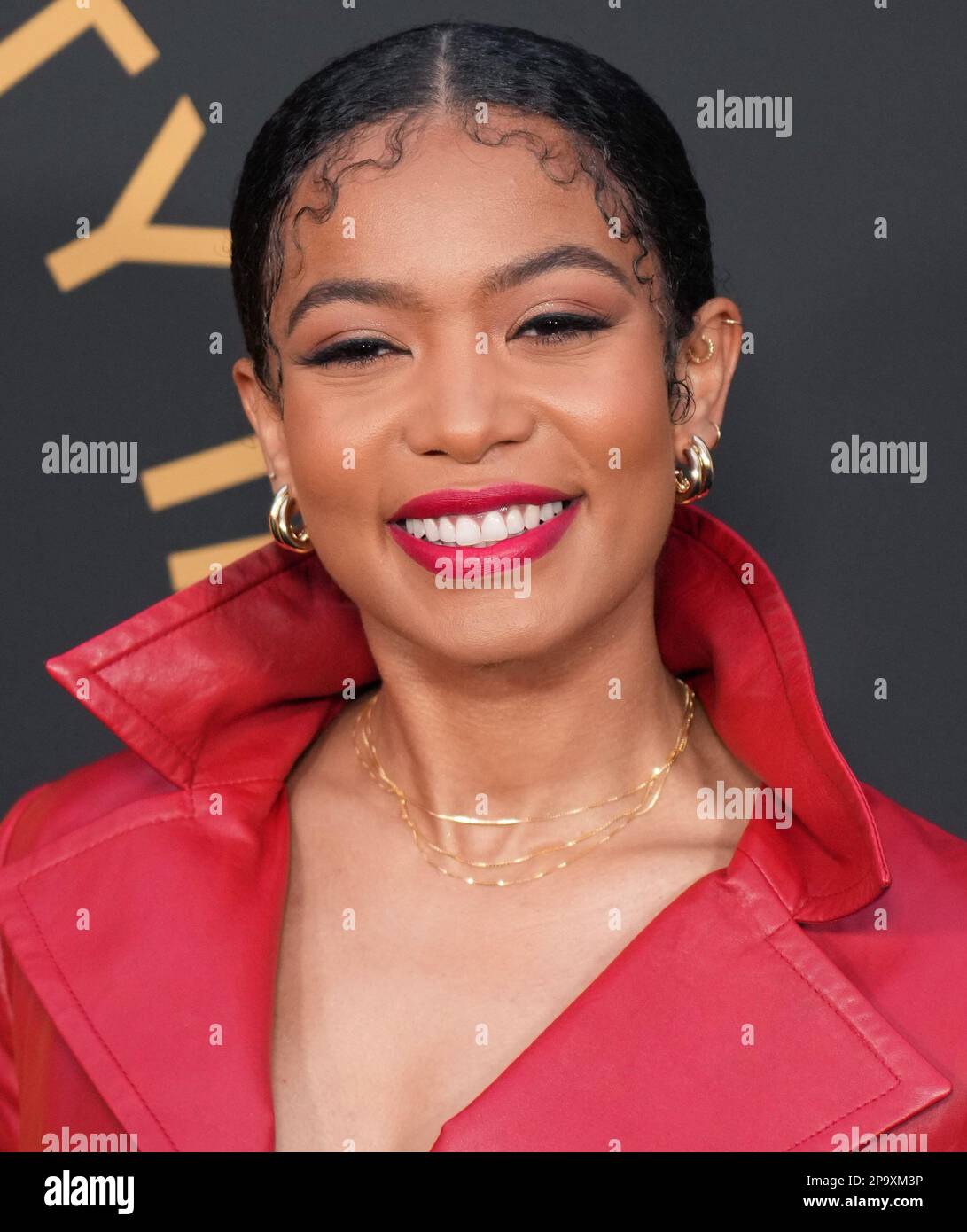 Los Angeles, USA. 10th Mar, 2023. Jaz Sinclair arrives at the 16th(01)