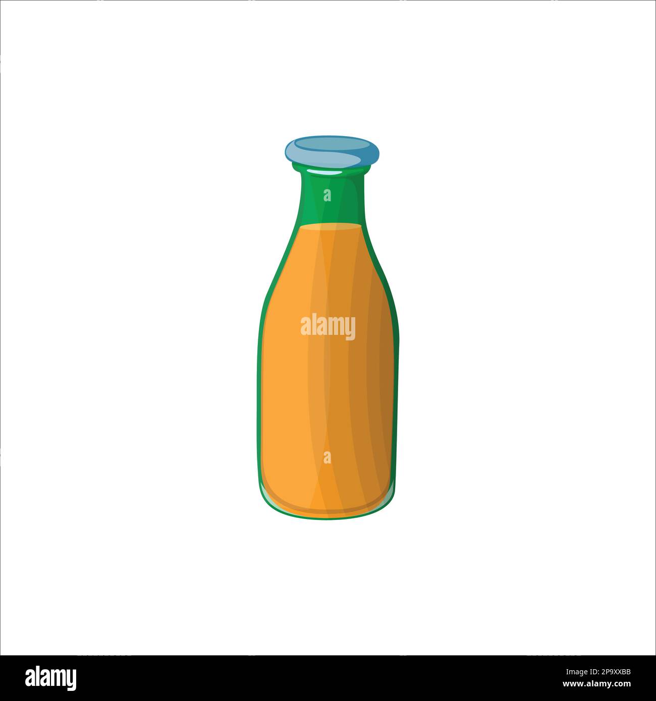Orange juice bottle Stock Vector Images Alamy