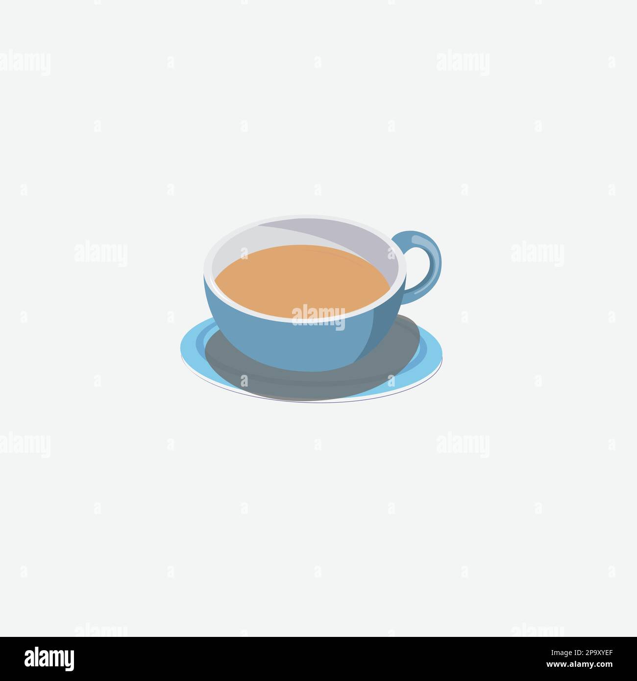 White realistic coffee cup with smoke isolated on transparent