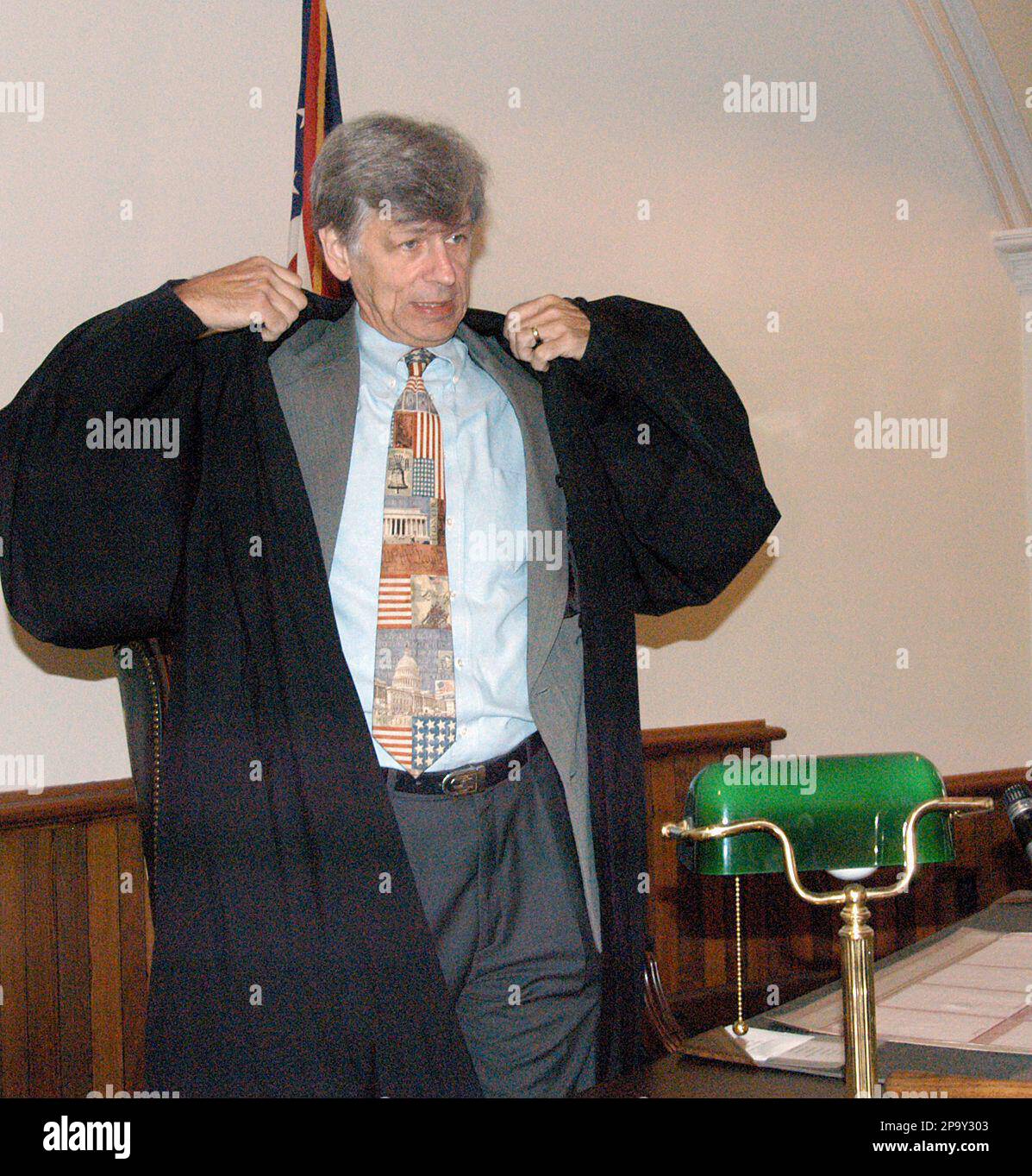 In this August 2007 photo Highland County Common Pleas Court Judge In this August 2007 photo Highland County Common Pleas Court Judge