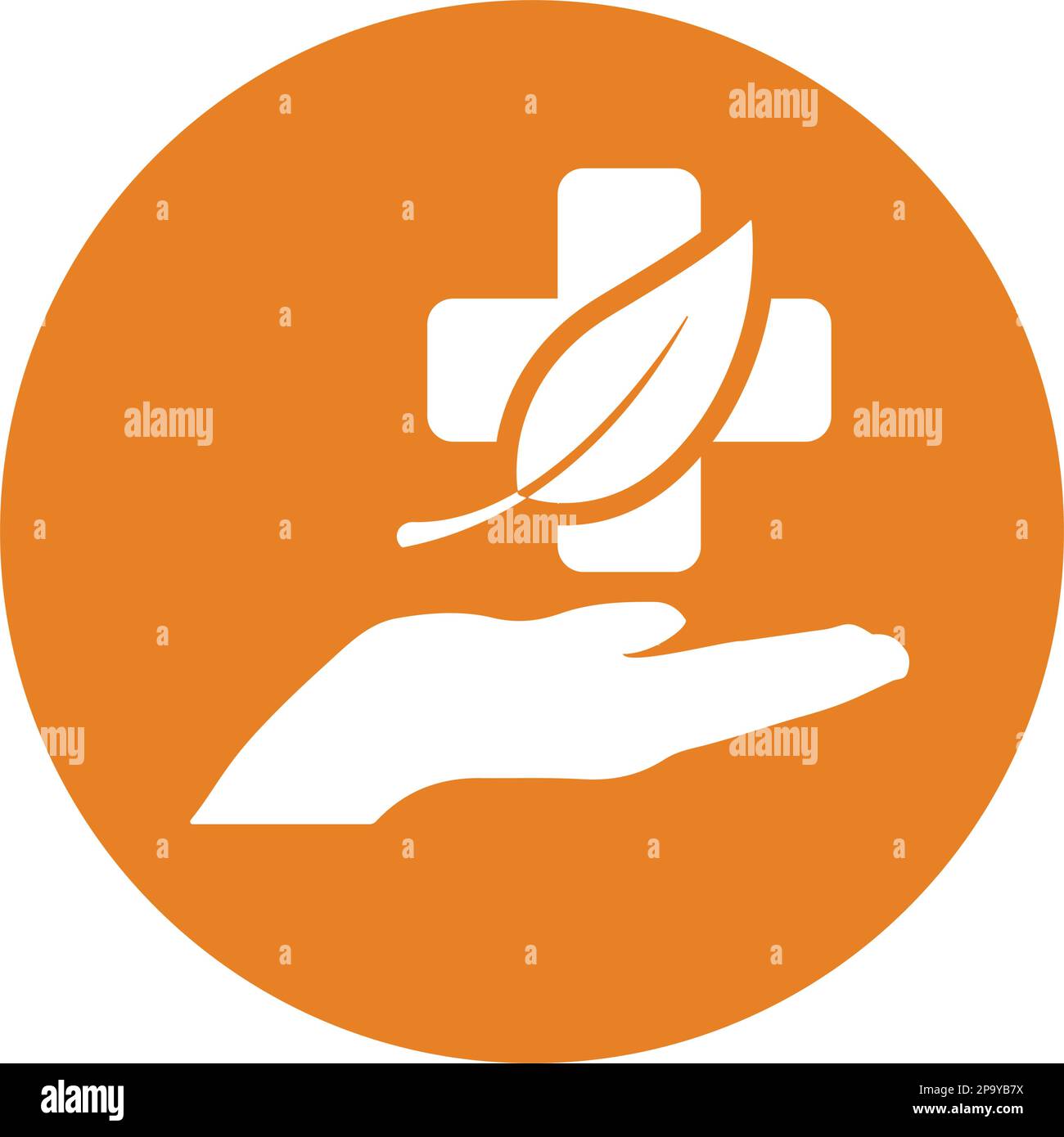 Alternative medicine, herbal, traditional medicine icon, vector