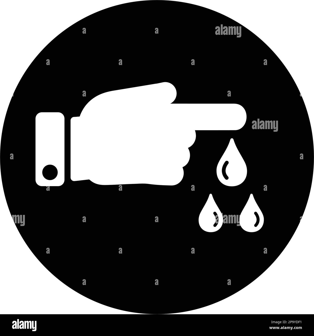 Blood, diabetes, hand, treatment icon. Beautiful design and fully editable vector for commercial, print media, web or any type of design projects. Stock Vector
