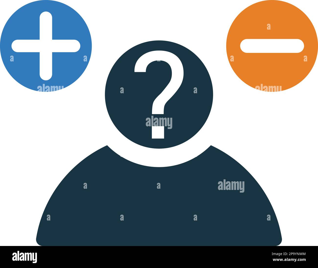 Decision Making icon design template vector illustration for graphic ...