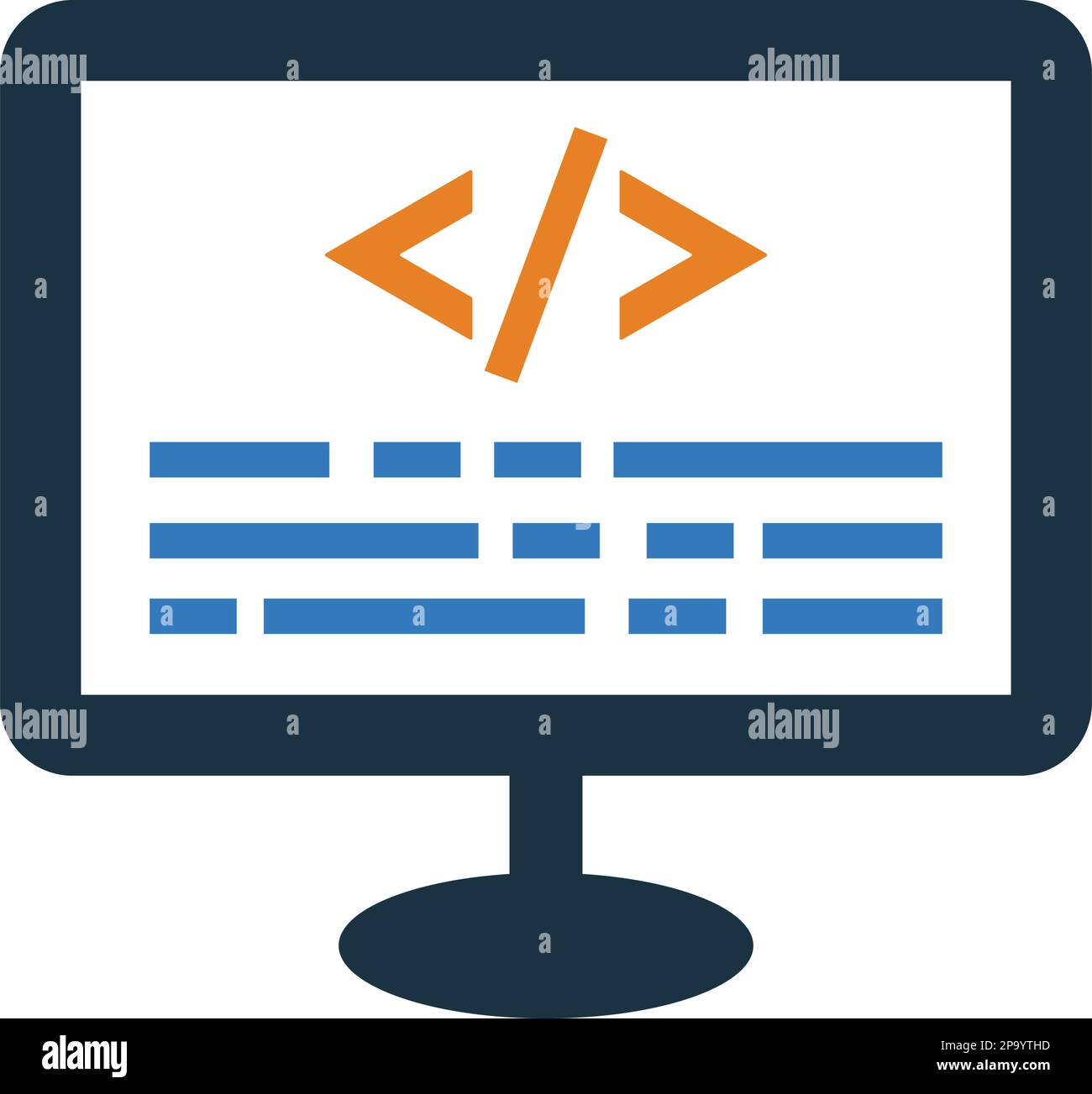 Coding, html, programming icon. Beautiful design and fully editable ...
