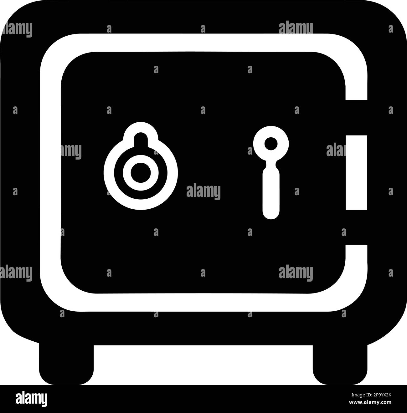 locker icon, ark, safe box. Use for commercial, print media, web or any