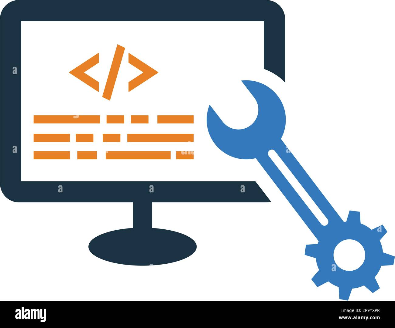 html management, coding icon. Beautiful design and fully editable ...