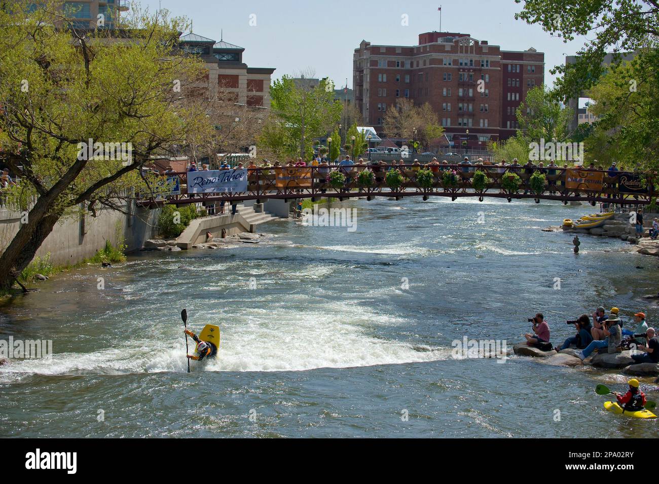 The Reno River Festival competition takes place along the Truckee River ...